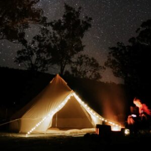 Glamping under the stars